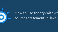 How to use the try-with-resources statement in Java