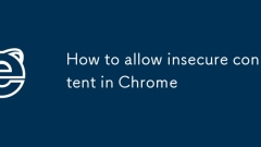 How to allow insecure content in Chrome
