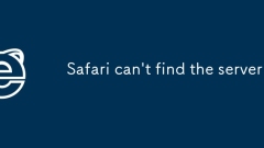Safari can't find the server