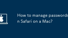 Bagaimana Mengurus Kata Laluan di Safari pada Mac?