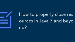 How to properly close resources in Java 7 and beyond?