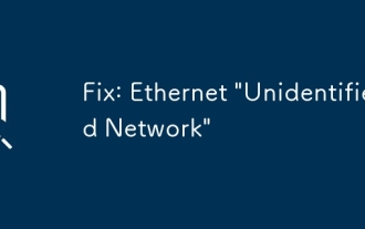 Fix: Ethernet 'Nicht identifiziertes Netzwerk'