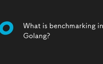 What is benchmarking in Golang?