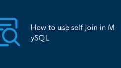 Comment utiliser l'auto-jointure dans mysql