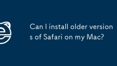 Kann ich ?ltere Versionen von Safari auf meinem Mac installieren?