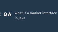 what is a marker interface in java