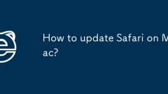 Wie aktualisiere ich Safari auf Mac?