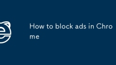 Wie man Anzeigen in Chrom blockiert