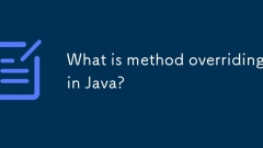 What is method overriding in Java?