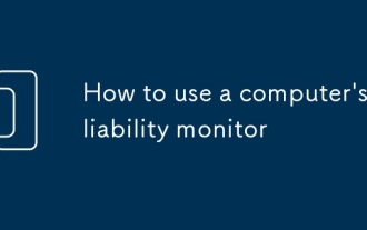 So verwenden Sie den Zuverlässigkeitsmonitor eines Computers