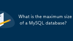 Quelle est la taille maximale d'une base de données MySQL?