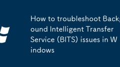 How to troubleshoot Background Intelligent Transfer Service (BITS) issues in Windows