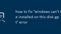 '? ??? gpt?? Windows? ??? ? ??'??? ???? ??
