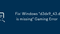 ?? : Windows 'D3dx9_43.dll? ???????'?? ??? ????