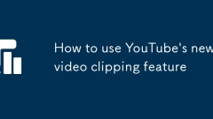 Cara menggunakan ciri kliping video baru YouTube