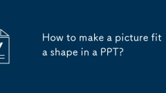 Bagaimana cara membuat gambar sesuai dengan bentuk dalam ppt?