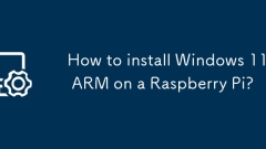 Wie installiere ich Windows 11 Arm auf einem Himbeer -Pi?