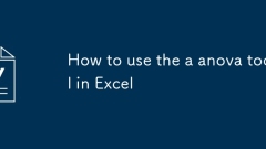 Cara menggunakan alat ANOVA di Excel