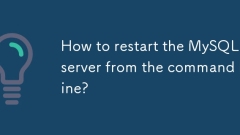 Comment redémarrer le serveur MySQL à partir de la ligne de commande?
