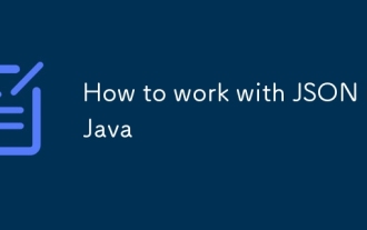 Comment travailler avec JSON à Java
