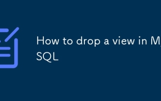 Cara menjatuhkan pandangan di mysql
