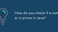 How do you check if a number is prime in Java?