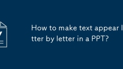 Wie kann ich einen Text für Brief in einem PPT erscheinen lassen?