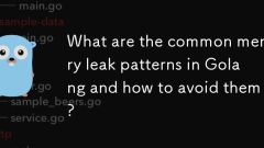 Golang中的常見內存洩漏模式是什麼?如何避免它們?