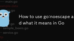 如何使用:Noescape及其在Go中的含義