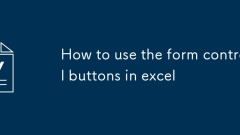 Cara Menggunakan Butang Kawalan Borang di Excel