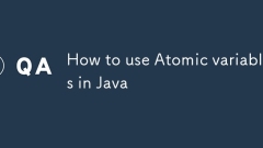 How to use Atomic variables in Java