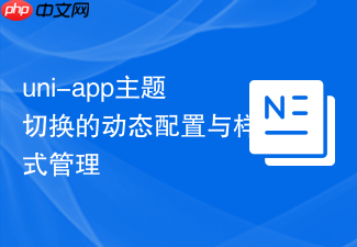 uni-app主题切换的动态配置与样式管理