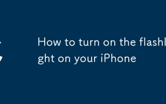 Cara menghidupkan lampu suluh pada iPhone anda