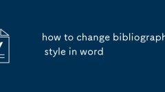 Cara Mengubah Gaya Bibliografi Dalam Word