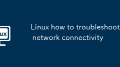 Linux how to troubleshoot network connectivity