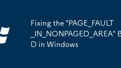 Fixing the 'PAGE_FAULT_IN_NONPAGED_AREA' BSOD in Windows