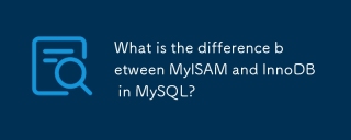 What is the difference between MyISAM and InnoDB in MySQL?