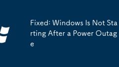 Fixed: Windows Is Not Starting After a Power Outage