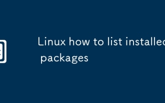 Linux So listen Sie installierte Pakete auf