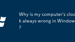 Why is my computer's clock always wrong in Windows?