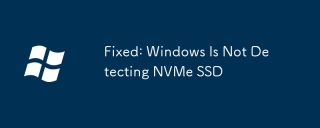 Behoben: Windows erkennt NVME SSD nicht