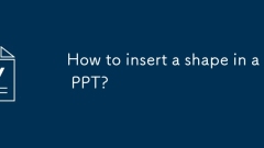 Bagaimana cara memasukkan bentuk dalam ppt?