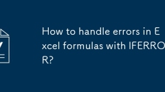 Bagaimana untuk mengendalikan kesilapan dalam formula Excel dengan Iferror?