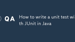 How to write a unit test with JUnit in Java