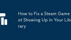 Cara Memperbaiki Permainan Steam tidak muncul di perpustakaan anda
