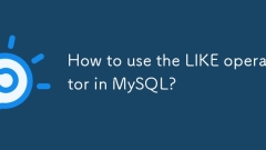 Comment utiliser l'opérateur similaire dans MySQL?