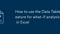 Excel?? What-IF ??? ?? ??? ??? ??? ???? ??