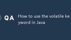 How to use the volatile keyword in Java