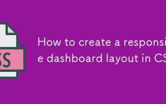 Comment créer une disposition de tableau de bord réactive dans CSS