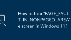 Bagaimana untuk memperbaiki skrin biru 'page_fault_in_nonpaged_area' di Windows 11?